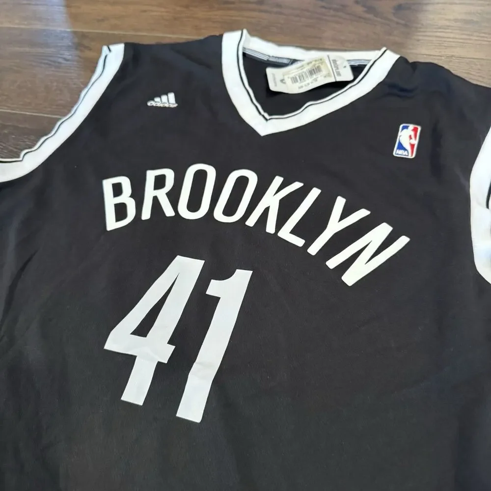 NWT Adidas Brooklyn Nets #41 Robinson NBA Jersey Mens Size M Black New with Tags